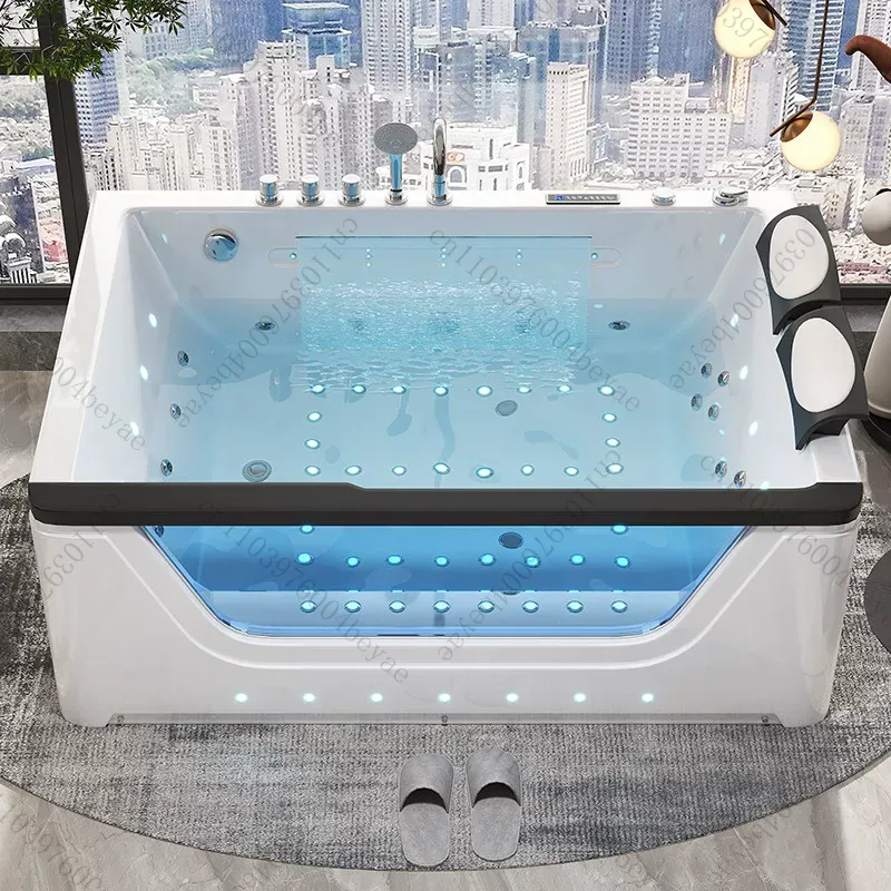 Home Bathroom Jacuzzi - Двухместный акриловый джакузи с водопадом и