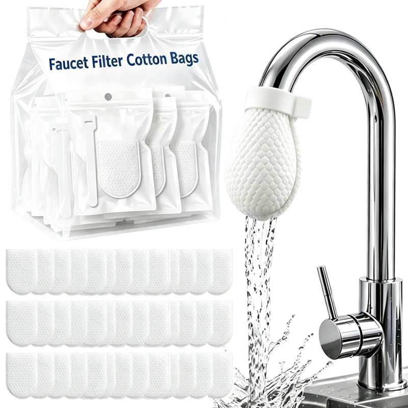 Home Kitchen Bathroom Marketing - 300/30x Сменные хлопковые мешочки-фильтры для смесителя