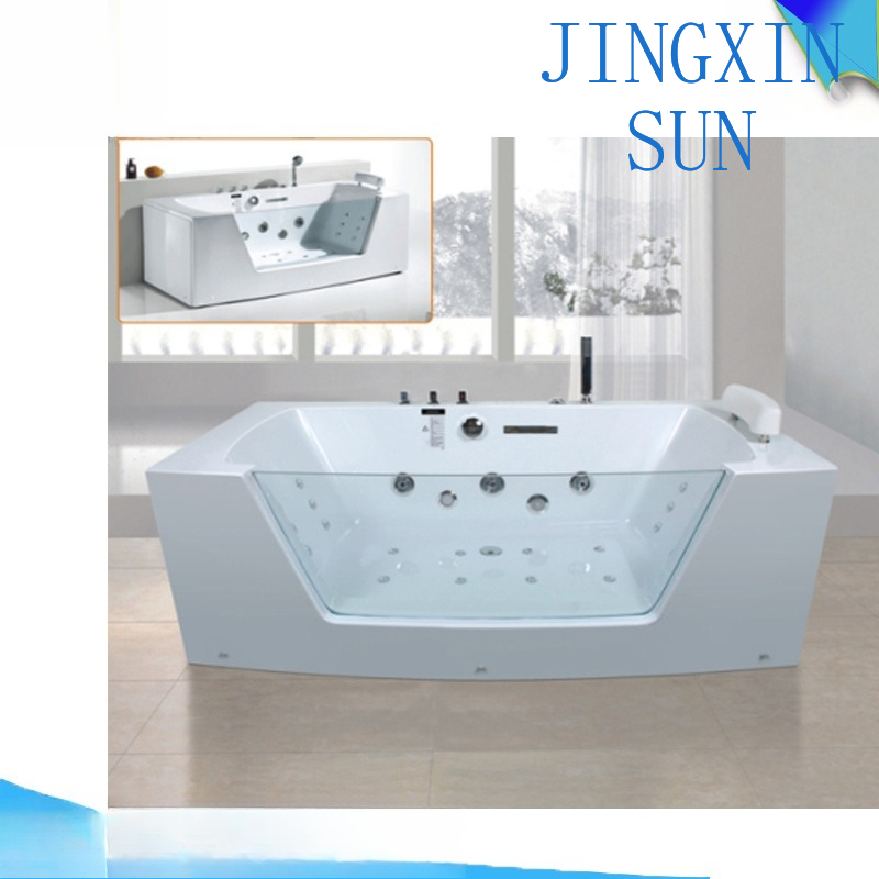 Home Bathroom Jacuzzi - Ванная комната Andy, односторонний стеклянный джакузи,
