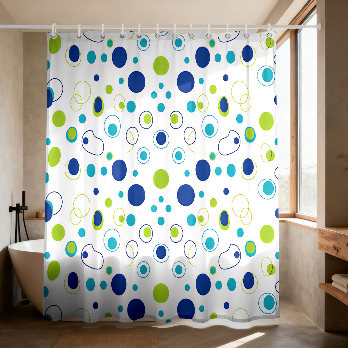 Home Bathroom Partition - 1 шт. Цветная шторка для душа