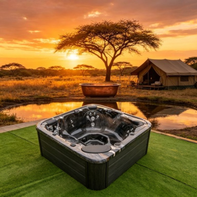 Home Bathroom Jacuzzi - Уличный гидромассажный спа-бассейн на 7 человек