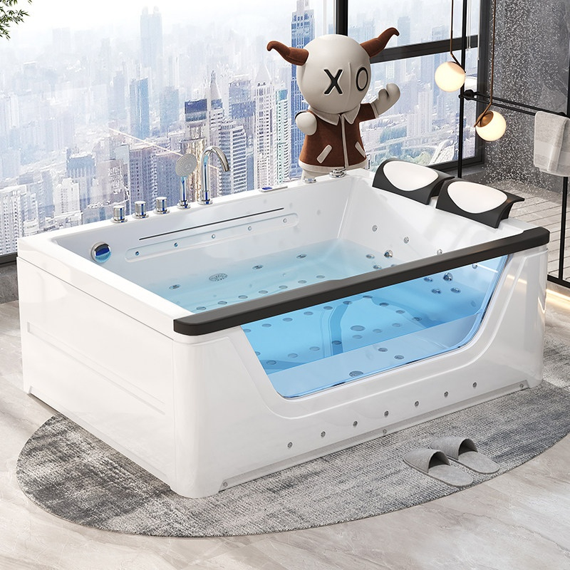 Home Bathroom Jacuzzi - Двухместный акриловый джакузи-бассейн с водопадом и