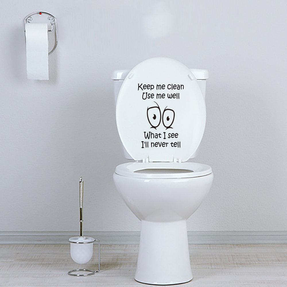 Забавная наклейка на унитаз, н – обзор и цена Home Bathroom Floor Tiles