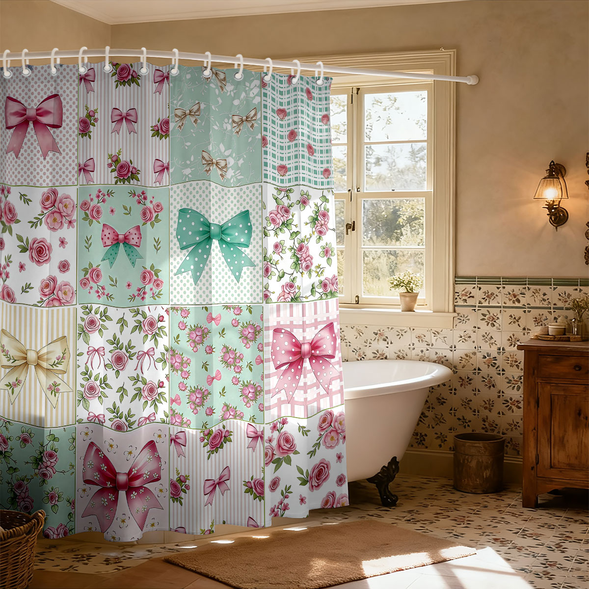 1 шт. розовая занавеска для ду – обзор и цена Home Bathroom Partition